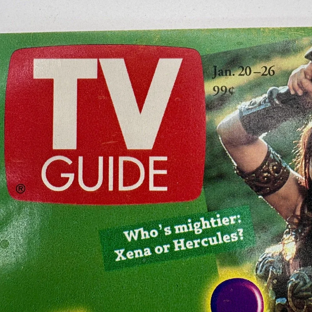 Vintage 1996 TV Guide Sci-Fi & Fantasy Issue‎ Jan 20-26 Xena Hercules X-Files